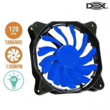 Cooler Fan 12x12cm LED DX-12F Dex - Azul